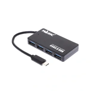 it-gadget-15000-0162 MAGIC TECH MT01 Type-C 4 Port USB HUB v3.0 (Black) - A0139117