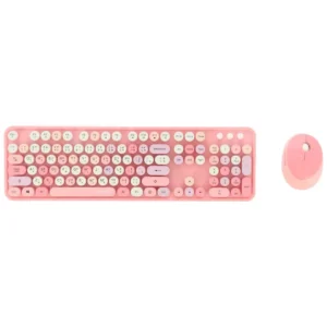 โมฟี่ เมาส์และคีย์บอร์ดไร้สาย Wireless Mouse + Keyboard Sweet (TH/EN) สีชมพูรวม