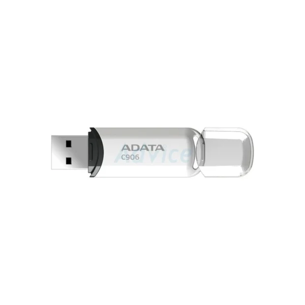 ADATA 32GB Flash Drive (C906-32GB-RWH) White - A0160305