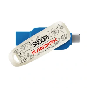 แซนดิสก์ x สนูปปี้ แฟลชไดร์ฟPhone Drive ความจุ 256GB USB 3.2 Gen 1 สีน้ําเงิน