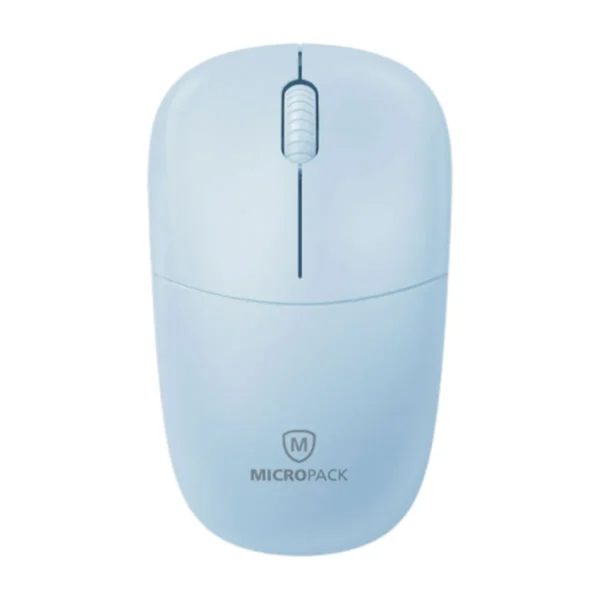 WIRELESS MOUSE (เมาส์ไร้สาย) MICROPACK WIRELESS MOUSE MP-712W (LIGHT BLUE)
