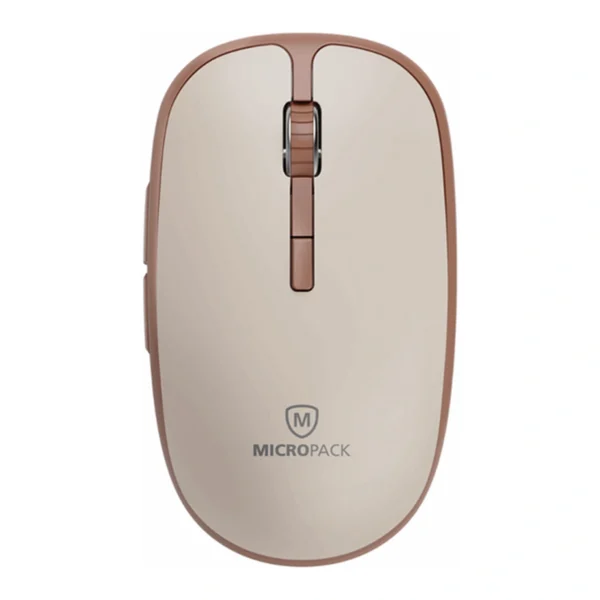 MICROPACK WIRELESS MOUSE (เมาส์ไร้สาย) MP-729B (CREAM)