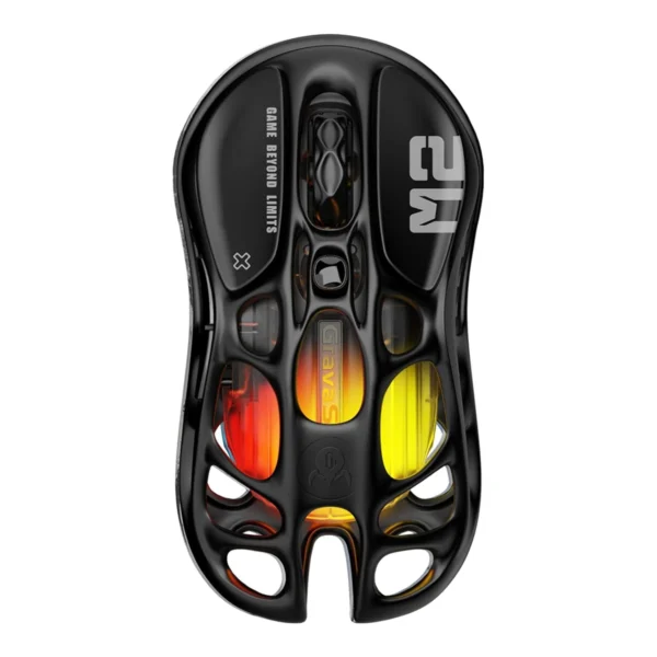 GRAVASTAR WIRELESS MOUSE (เมาส์ไร้สาย) GAMING MERCURY M2 BLACK/WHITE