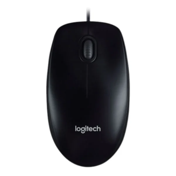 MOUSE (เมาส์) LOGITECH M100R USB OPTICAL (BLACK)