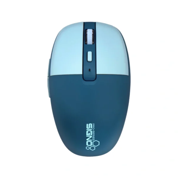 ซิกโน เมาส์ไร้สาย Bluetooth Mouse รุ่น BM-193 สีฟ้า