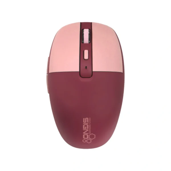 ซิกโน เมาส์ไร้สาย Bluetooth Mouse รุ่น BM-193 สีชมพู
