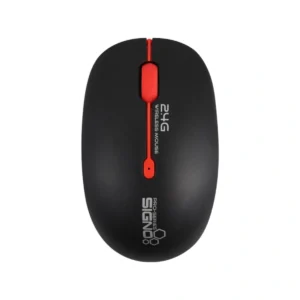 ซิกโน เมาส์ไร้สาย WM-140 สีดํา/แดง