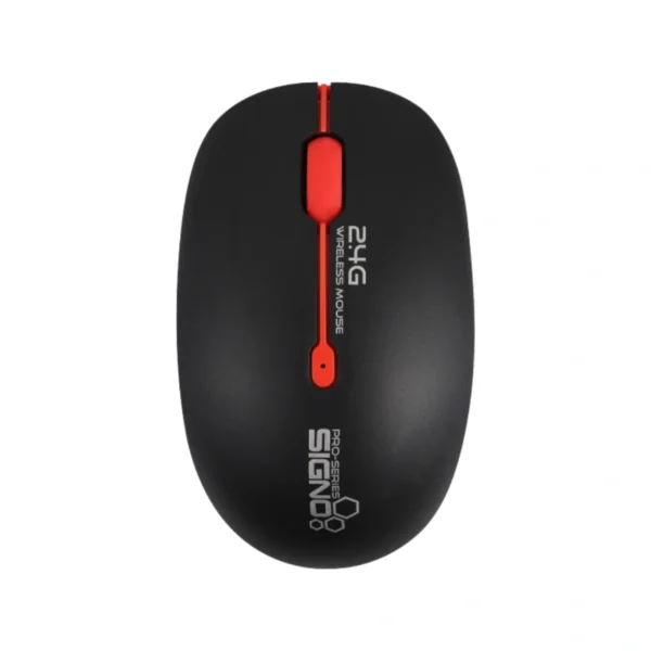 ซิกโน เมาส์ไร้สาย WM-140 สีดํา/แดง
