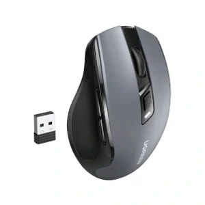 it-gadget-15000-0800 ยูกรีน เมาส์ไร้สาย 90545 Ergonomic Silence สีดํา
