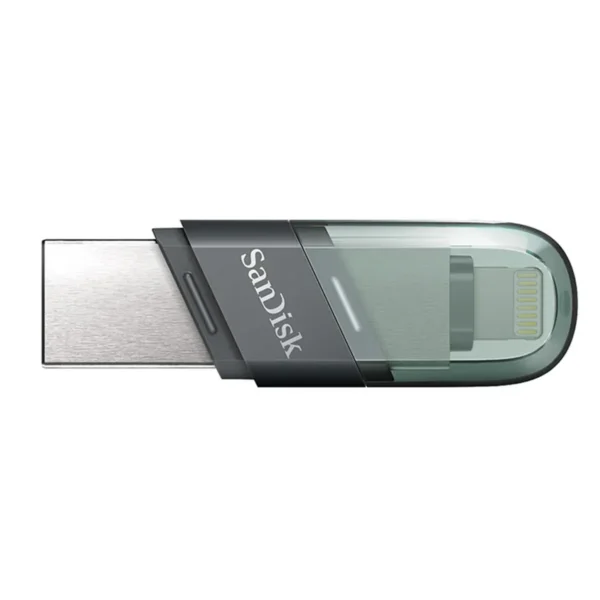 แซนดิสก์ แฟลชไดร์ฟ iXpand Flip รุ่น SDIX90N-256G-GN6NE ความจุ 256GB สีเขียว