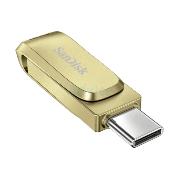 SANDISK 256GB Flash Drive Ultra Dual Drive Luxe (SDDDC4-256G-G46) Type-C GOLD - A0159260