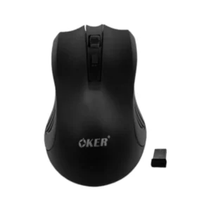 เมาส์ไร้สายไร้เสียง Mouse wireless OKER M857 เสียงเงียบ คลิกนุ่ม เสถียร์ แม่นยํา จับถนัดมือ ระยะ 20 เมตร m857สีดํา