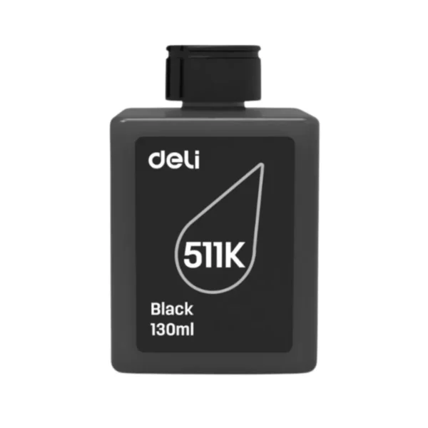 หมึกเติม DELI INKJET D511W ขนาด 130ML. 511K