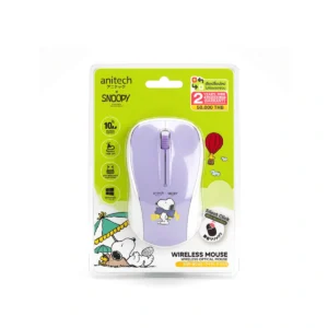 it-gadget-15000-1030 Anitech เม้าส์ไร้สาย SNP-W245-PU DPI: 1000 เชื่อมต่อ USB