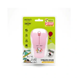 it-gadget-15000-1032 Anitech เม้าส์ไร้สาย SNP-W245-PI DPI: 1000 เชื่อมต่อ USB