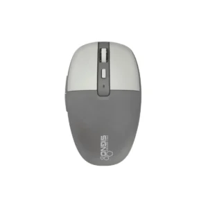 SIGNO BM-193GY เมาส์ไร้สาย Wireless Mouse 800-1,600 DPI คลิ๊กไม่มีเสียง มีแบตฯในตัว เชื่อมต่อได้ 2 ระบบ Bluetooth & 2.4G สีเทา