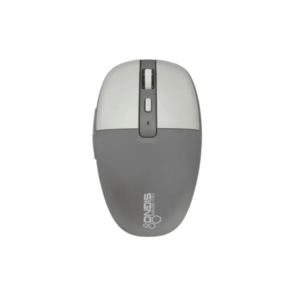 SIGNO BM-193GY เมาส์ไร้สาย Wireless Mouse 800-1,600 DPI คลิ๊กไม่มีเสียง มีแบตฯในตัว เชื่อมต่อได้ 2 ระบบ Bluetooth & 2.4G สีเทา