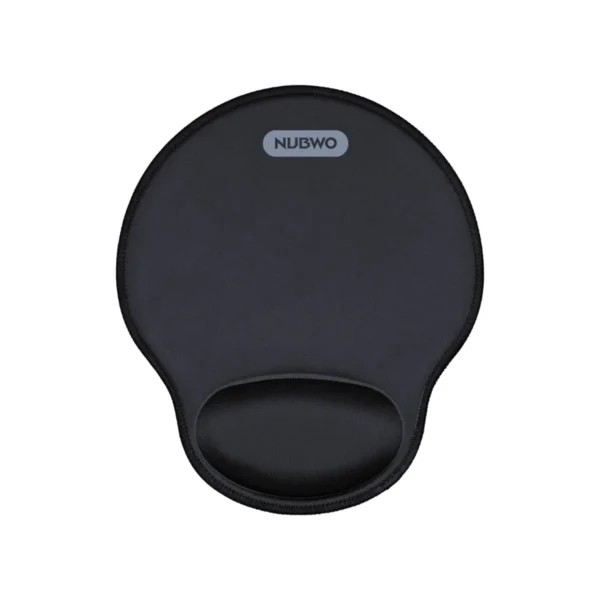 [สินค้าประกัน 7 วัน] NUBWO แผ่นรองข้อมือ NP35 Mouse Pad ผลิตจากเมมโมรี่โฟม พร้อม Anti-Slip ป้องกันการลื่นไถลขณะใช้งาน Black