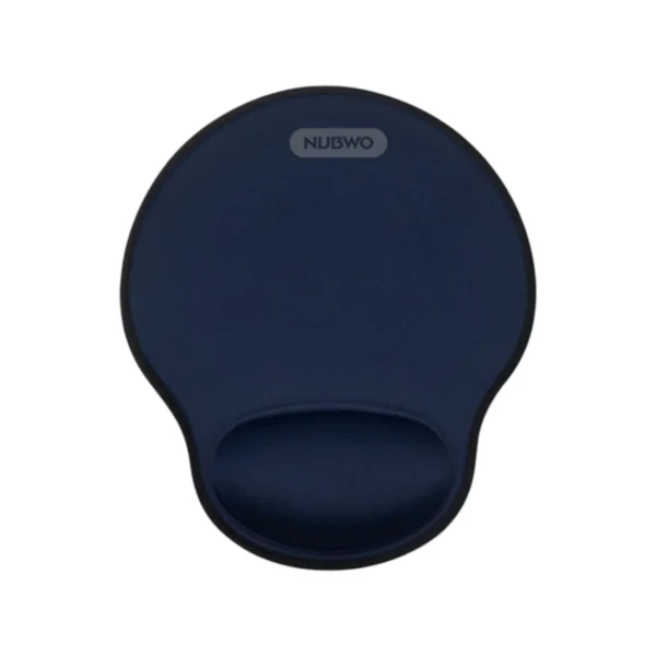 [สินค้าประกัน 7 วัน] NUBWO แผ่นรองข้อมือ NP35 Mouse Pad ผลิตจากเมมโมรี่โฟม พร้อม Anti-Slip ป้องกันการลื่นไถลขณะใช้งาน Blue