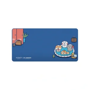 it-gadget-15000-1074 Anitech แผ่นรองเมาส์ CAT-MP013-BL ขนาด : 800x400 มม.หนา : 3 มม.วัสดุ : แผ่นยาง + ผ้า