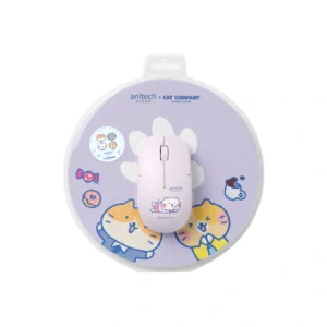 it-gadget-15000-1085 ชุดคอมโบเซ็ตเม้าส์ไร้สาย+แผ่นรองเม้าส์ CAT-WMP01-PU