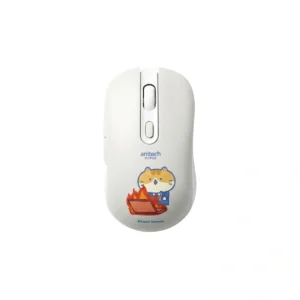 Anitech เม้าส์ไร้สาย CAT-W244-GY คลิกเงียบ เชื่อมต่อ Wireless 2.4G DPI: 3 ระดับ