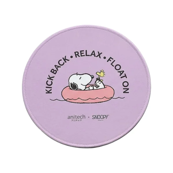 Anitech X Snoopy4 Mouse Pad รุ่น SNP-MP011-PU แผ่นรองเมาส์ผิวเรียบ ฐานยางกันลื่น