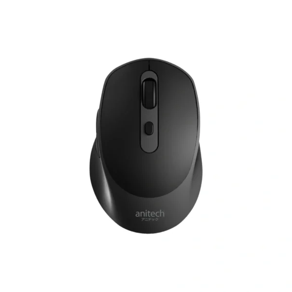 เมาส์ไร้สาย รองรับการเชื่อมต่อ: Wireless 2.4G และ Bluetooth คลิกเงียบ W243-BLACK