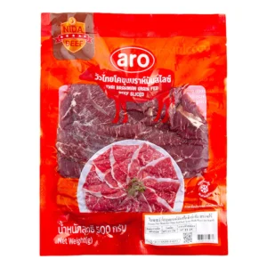 meat-poultry-0118 เอโร่xนิดา เนื้อใบพายวัวโคขุนสไลซ์ แช่แข็ง 500 ก.