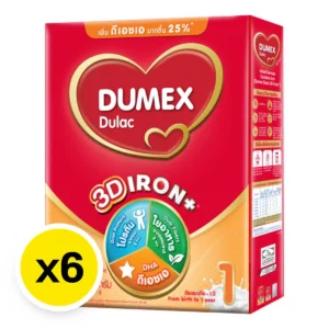 ดูเม็กซ์ ดูแลค ผลิตภัณฑ์นมผง สูตร 1 250 ก. x 6