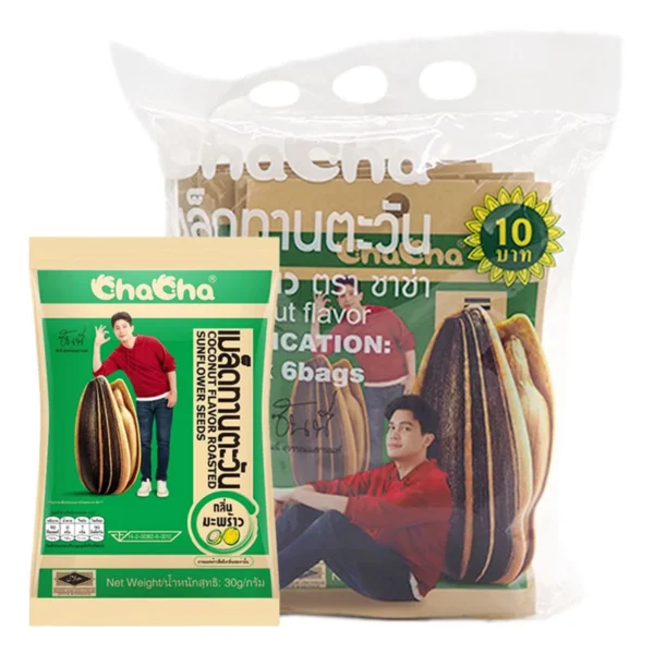 nuts-whole-grains-0001 ชาช่า เมล็ดทานตะวัน รสมะพร้าว 30 ก. x 6