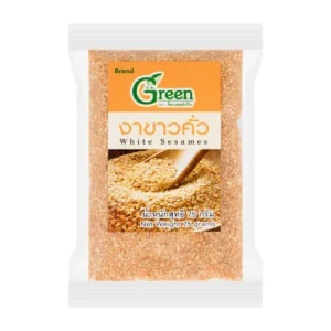 งาขาวคั่ว 75 กรัม (Dr.Green Roasted White Sesame 75 g.) ตรา ด็อกเตอร์กรีน
