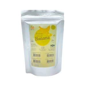 Wel-B Freeze-dried Banana Diced 10x10mm 100g (เวลบี กล้วยกรอบหั่นเต๋า 10x10mm 100กรัม) - ท็อปปิ้ง