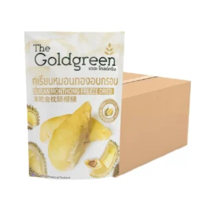 [แพคโปร10]The Goldgreen - ทุเรียนหมอนทองอบกรอบ DURIAN MONTHONG FREEZE DRIED 78 กรัม