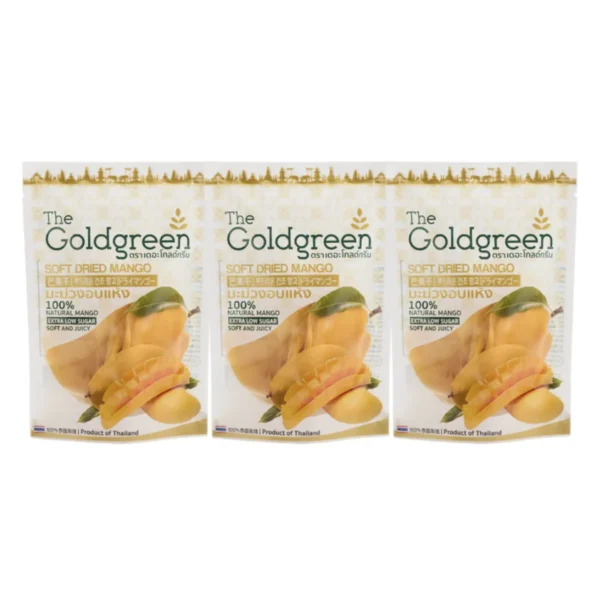 [แพคโปร3] The Goldgreen - มะม่วงอบแห้ง SOFT DRIED MANGO 200 กรัม