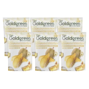 [แพคโปร6] The Goldgreen - ทุเรียนหมอนทองอบกรอบ DURIAN MONTHONG FREEZE DRIED 15 กรัม