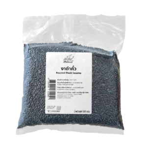 งาดําคั่ว (500 กรัม x 2 ถุง) 1 กก. ตราเสือบิน