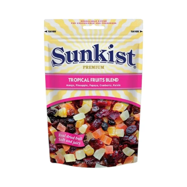 ซันคิสท์ ทรอปิคอลฟรุ๊ตเบลนด์ 150 ก. Sunkist Tropical Fruits Blend 150 g.