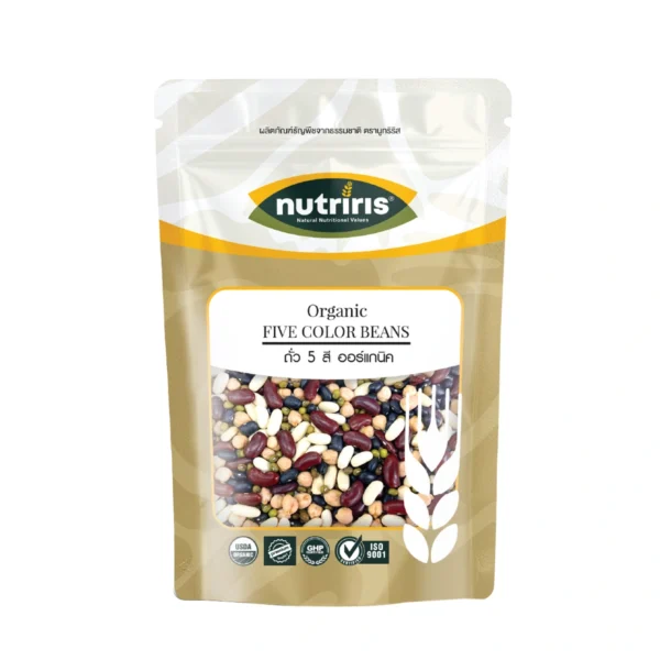 ถั่ว5สี ออร์แกนิค 400 กรัม  (NUTRIRIS Brand)
