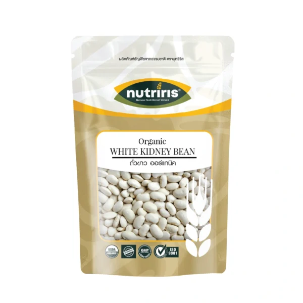 ถั่วขาว ออร์แกนิค 300 กรัม ( White Kidney Bean ) Nutriris Brand