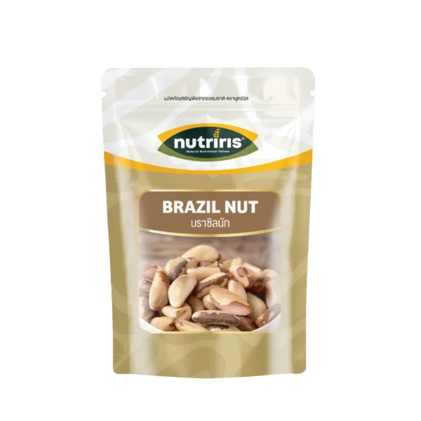 nuts-whole-grains-0173 ถั่วบราซิล พร้อมทาน 250 กรัม ( Brazil Nut ) NUTRIRIS Brand