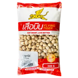 ถั่วลูกไก่ (500 ก. x 6 ถุง) 3 กก. ตราเสือบิน