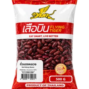 ถั่วแดงหลวง (500 ก. x  6 ถุง) 3 กก. ตราเสือบิน
