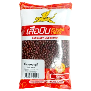ถั่วแดงอะซูกิ (500 ก. x 6 ถุง) 3 กก. ตราเสือบิน