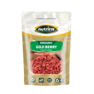 นูทริริส โกจิเบอร์รี่ ออร์แกนิค พร้อมทาน 180 กรัม (Organic Goji berry) NUTRIRIS Brand