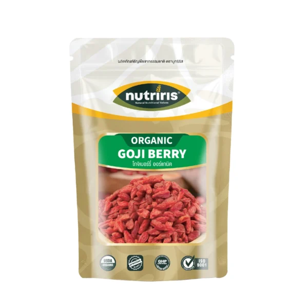 นูทริริส โกจิเบอร์รี่ ออร์แกนิค พร้อมทาน 180 กรัม (Organic Goji berry) NUTRIRIS Brand