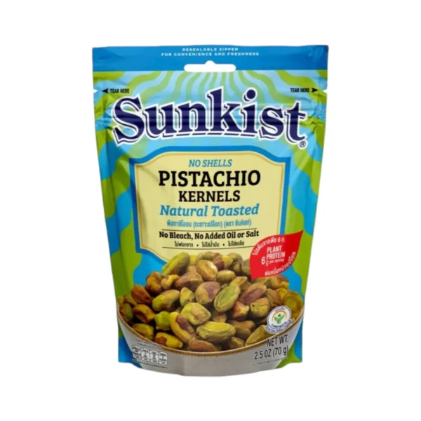nuts-whole-grains-0219 พิสทาชิโออบ(กะเทาะเปลือก) ซันคิสท์ฯ 70 ก. Sunkist Pistachio Kernels Natural Toasted 70g.