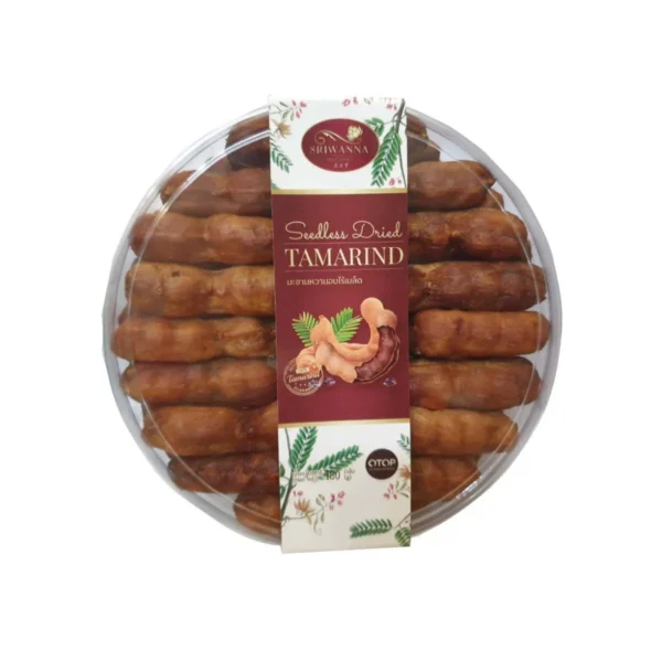 ศรีวรรณา มะขามหวานแกะเมล็ด 140  กรัม ( Seedless Dried Sweet Tamarind 140 g )