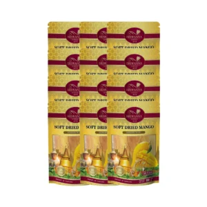nuts-whole-grains-0261 ศรีวรรณามะม่วง 100 กรัม ซองตั้ง 6 แถม 6 (Soft dried Mango 100g Buy 6 get 6 free)