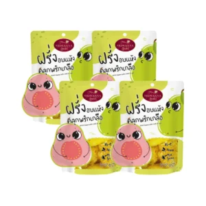 nuts-whole-grains-0268 ศรีวรรณาโกลด์ ฝรั่งคลุกพริกเกลือ 40 กรัม แพ็ค 4 (SRIWANNA GOLD Dried Guava with Chili & Salt 40g. Pack 4)